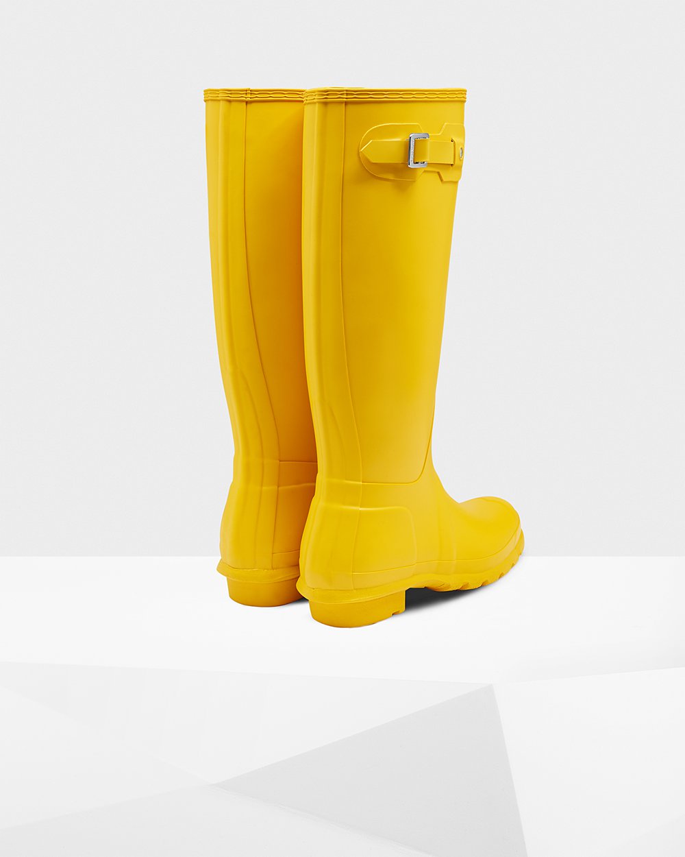 Hunter Original Tall Rain Boots - Buy Womens Yellow - XWUGJY659